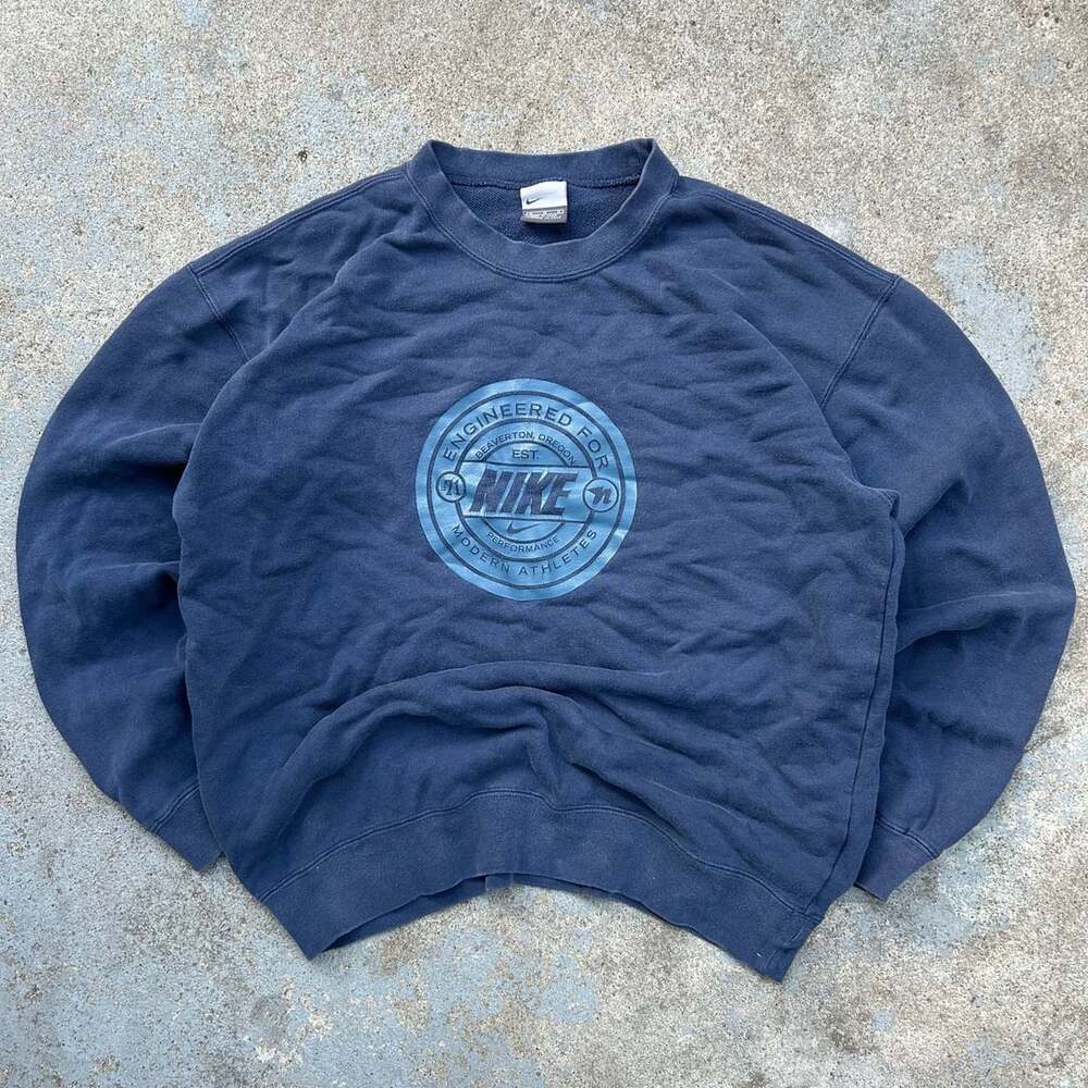 Vintage Nike Engineered Sweatshirt Y2K Center